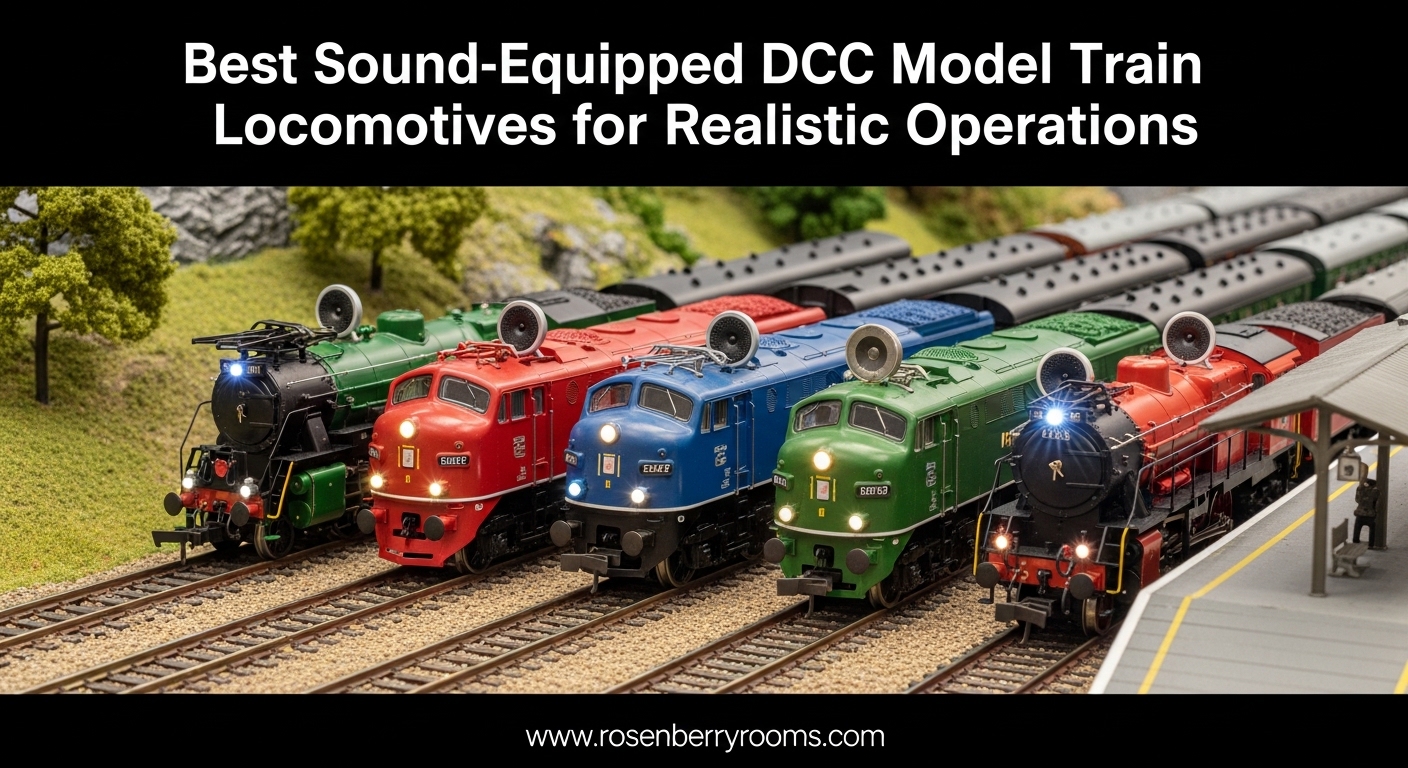 Best Sound-Equipped DCC Model Train Locomotives for Realistic Operations