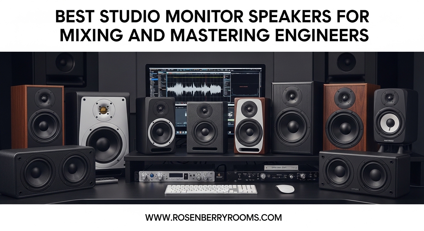Best Studio Monitor Speakers for Mixing and Mastering Engineers