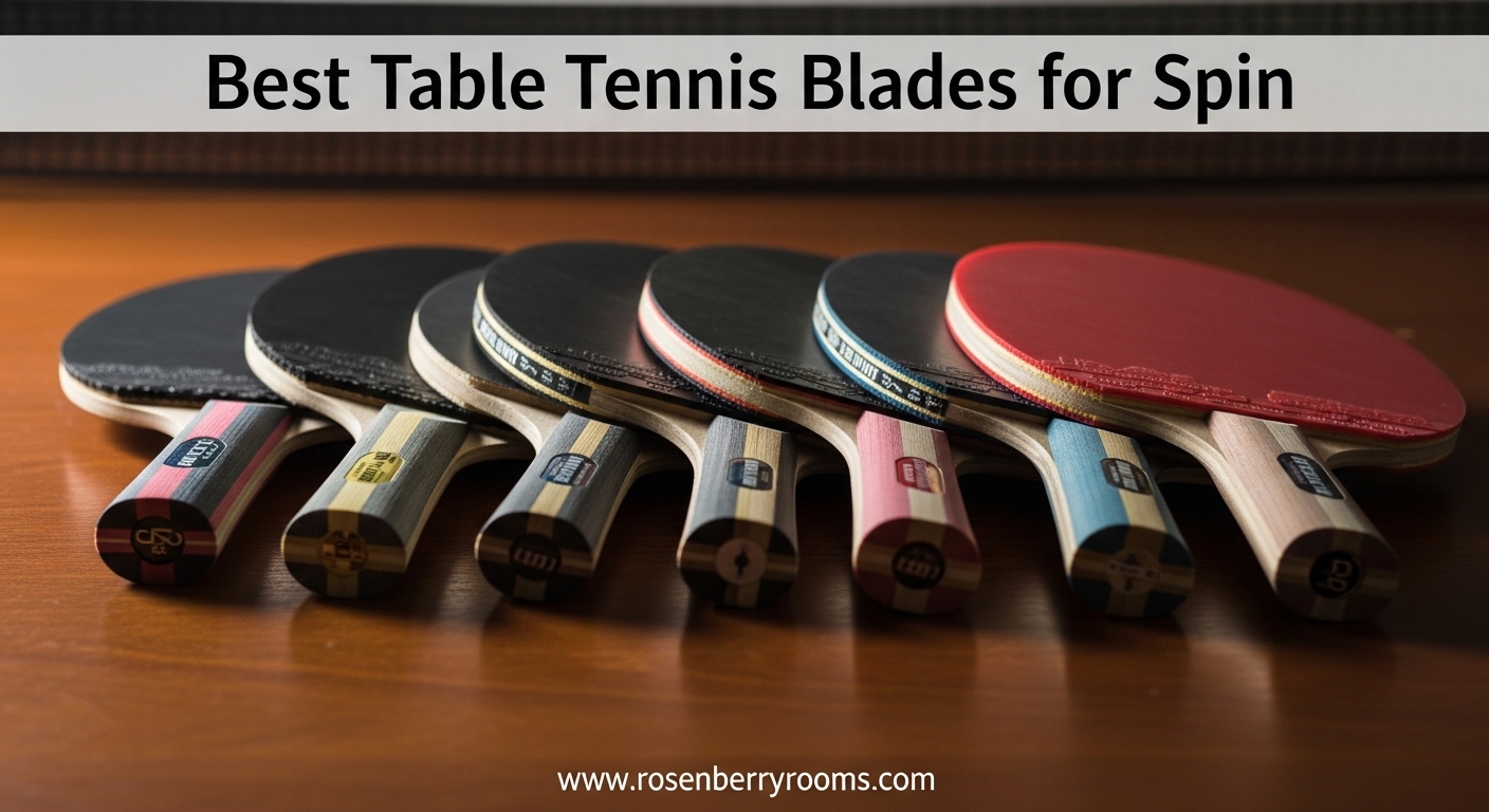 Best Table Tennis Blades for Spin
