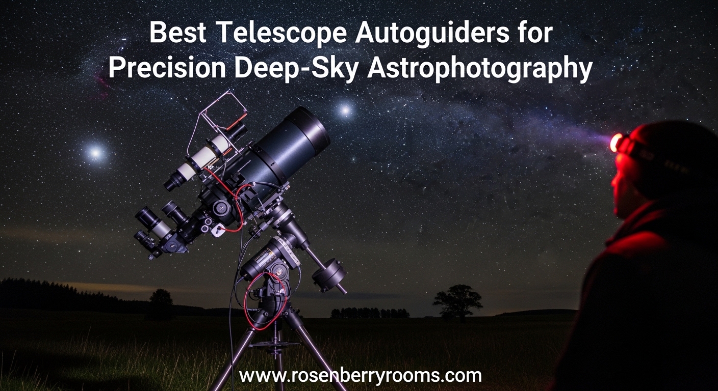 Explore best telescope autoguiders for precision deep-sky astrophotography with reliable tracking for sharper long-exposure celestial images.