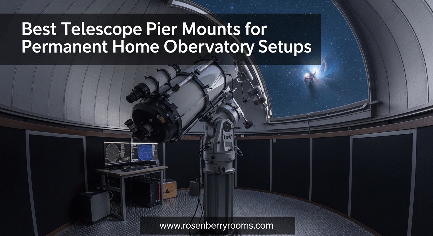Best Telescope Pier Mounts for Permanent Home Observatory Setups