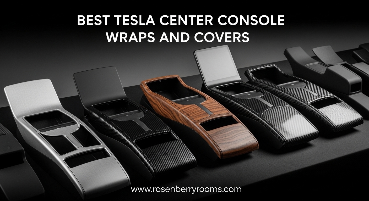 Best Tesla Center Console Wraps and Covers