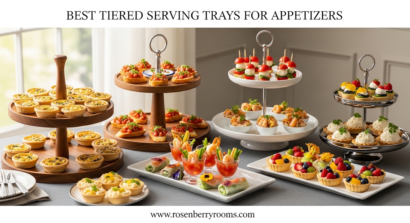 Best Tiered Serving Trays for Appetizers