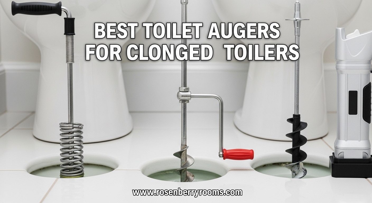 Best Toilet Augers for Clogged Toilets
