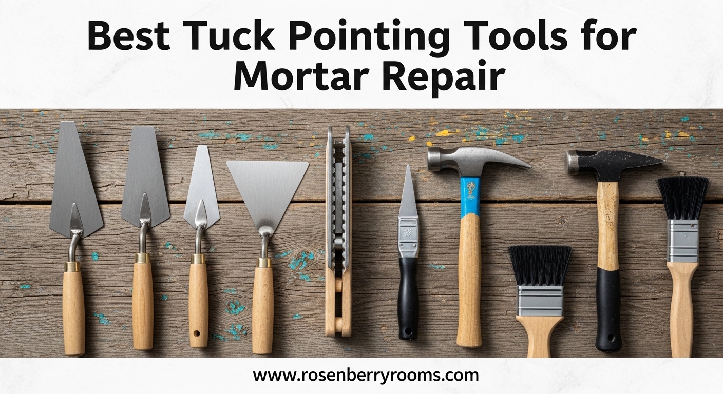 Best Tuck Pointing Tools for Mortar Repair