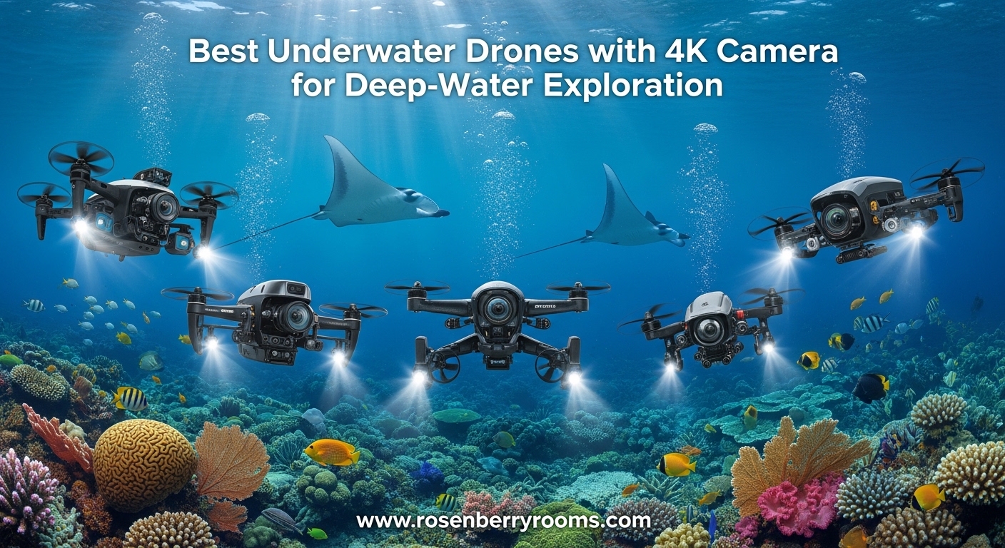 Best Underwater Drones with 4K Camera for Deep-Water Exploration