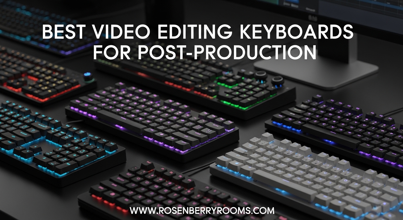 Best Video Editing Keyboards for Post-Production