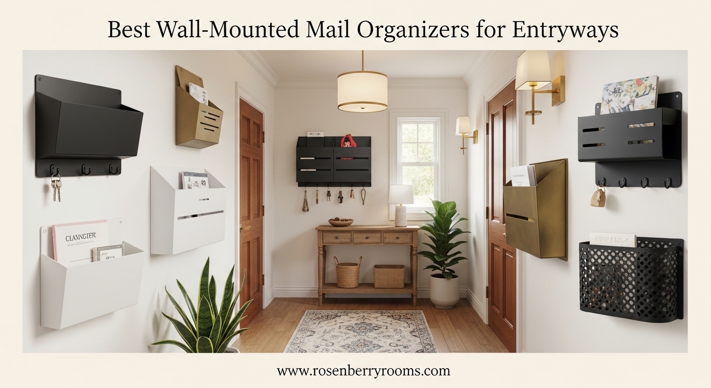 Best Wall-Mounted Mail Organizers for Entryways