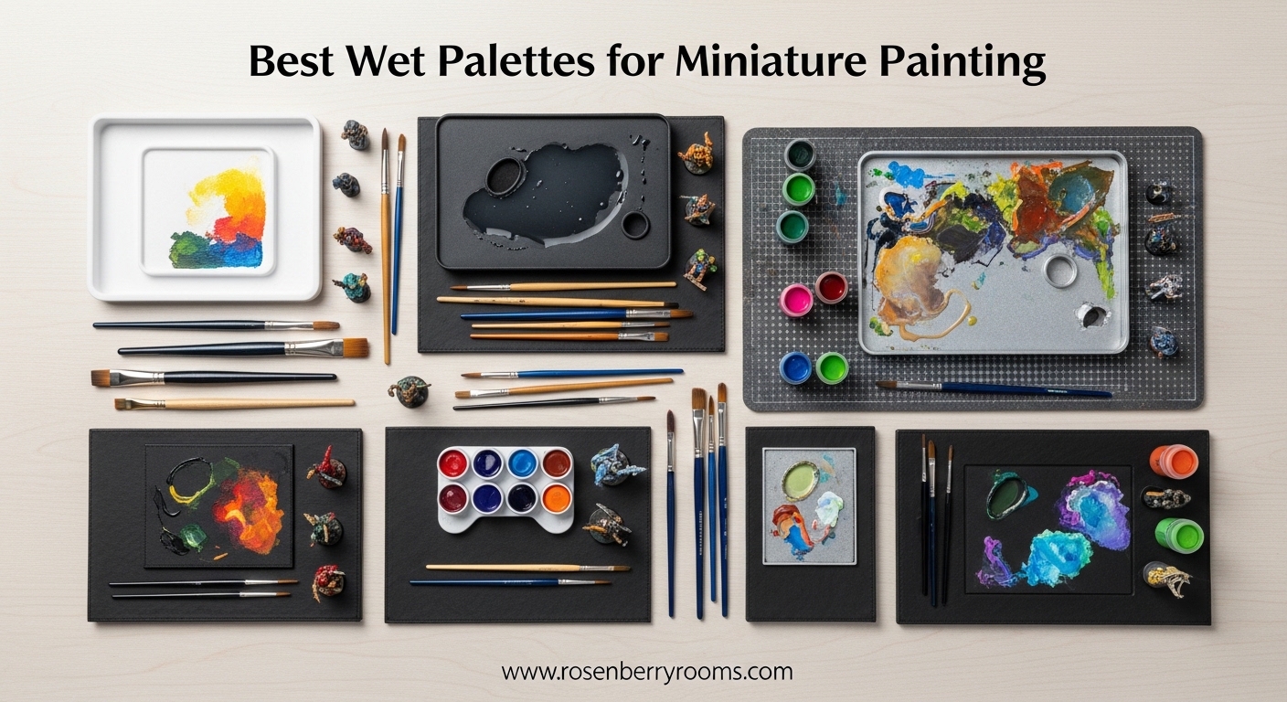 Best Wet Palettes for Miniature Painting