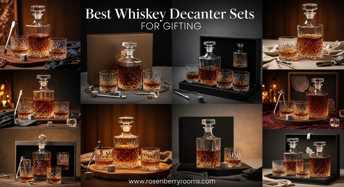 Best Whiskey Decanter Sets for Gifting