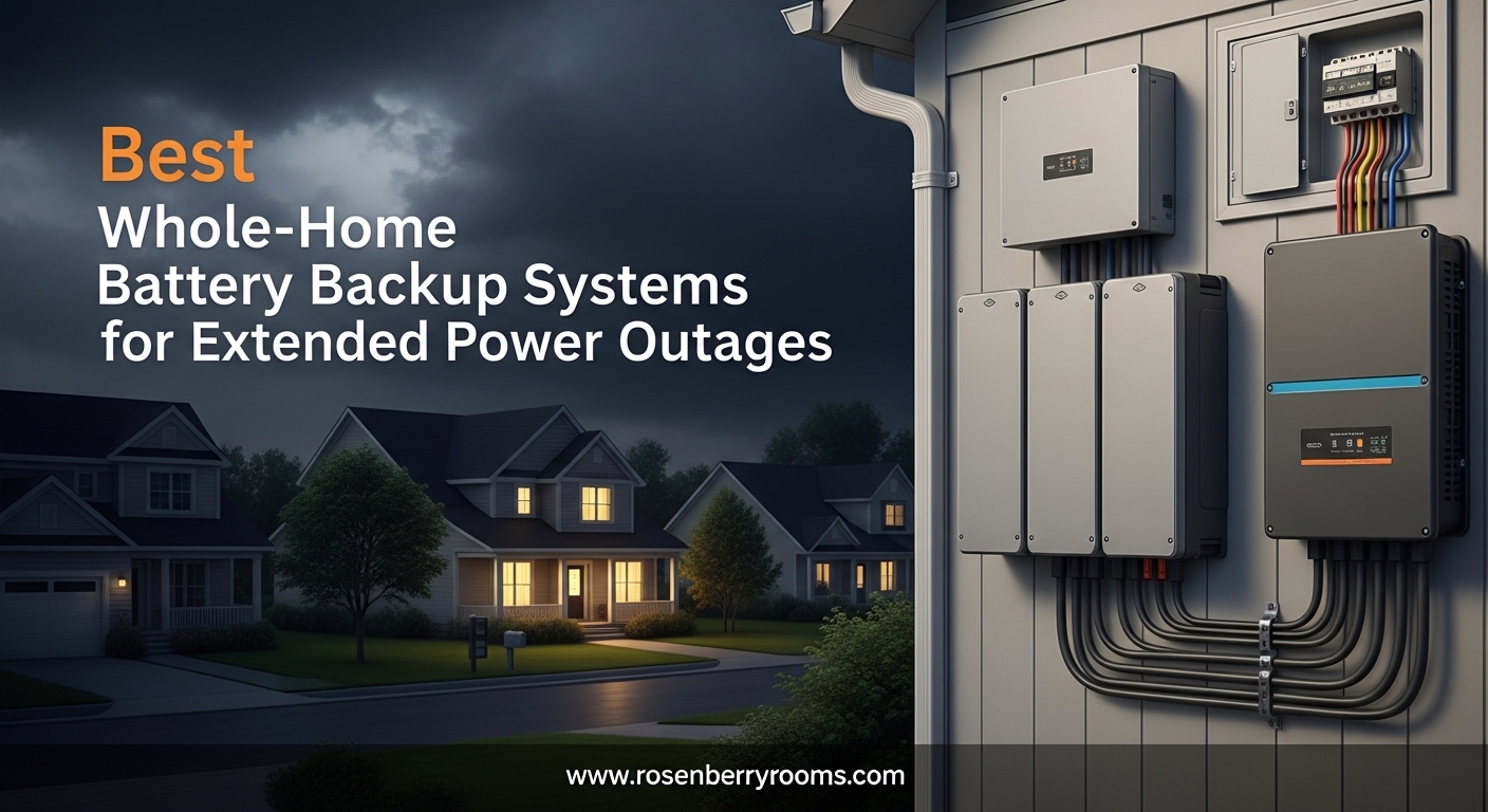 Best Whole-Home Battery Backup Systems for Extended Power Outages