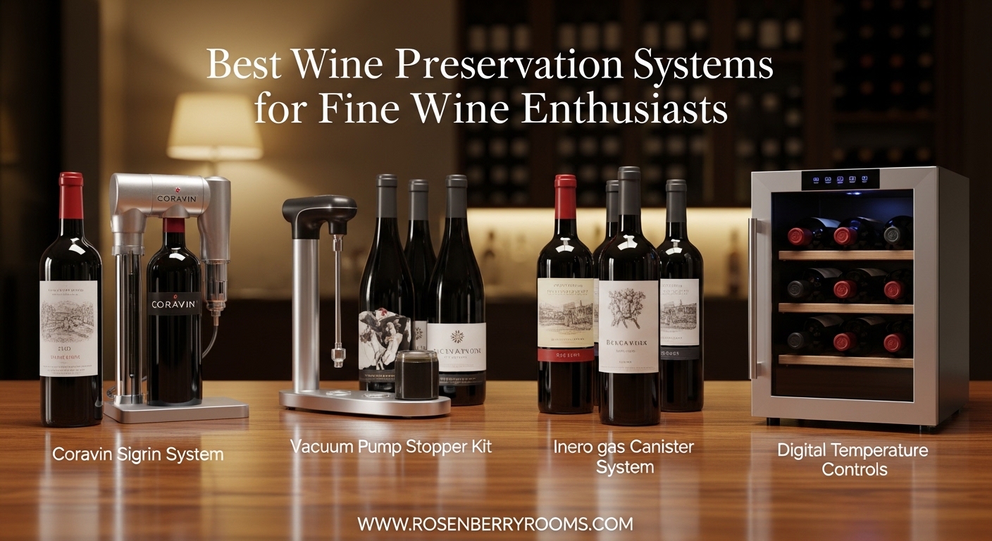 Best Wine Preservation Systems for Fine Wine Enthusiasts