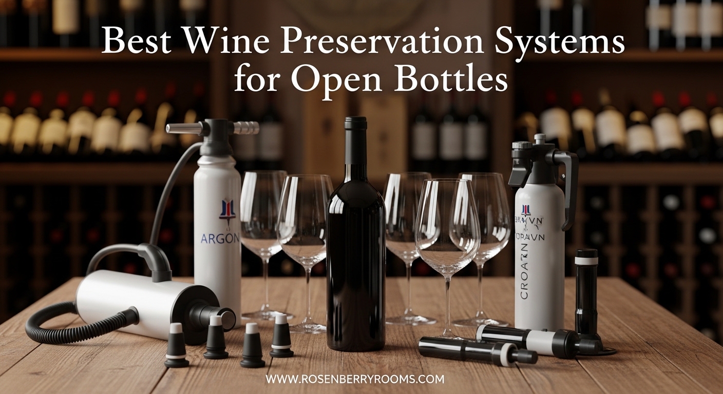 Best Wine Preservation Systems for Open Bottles
