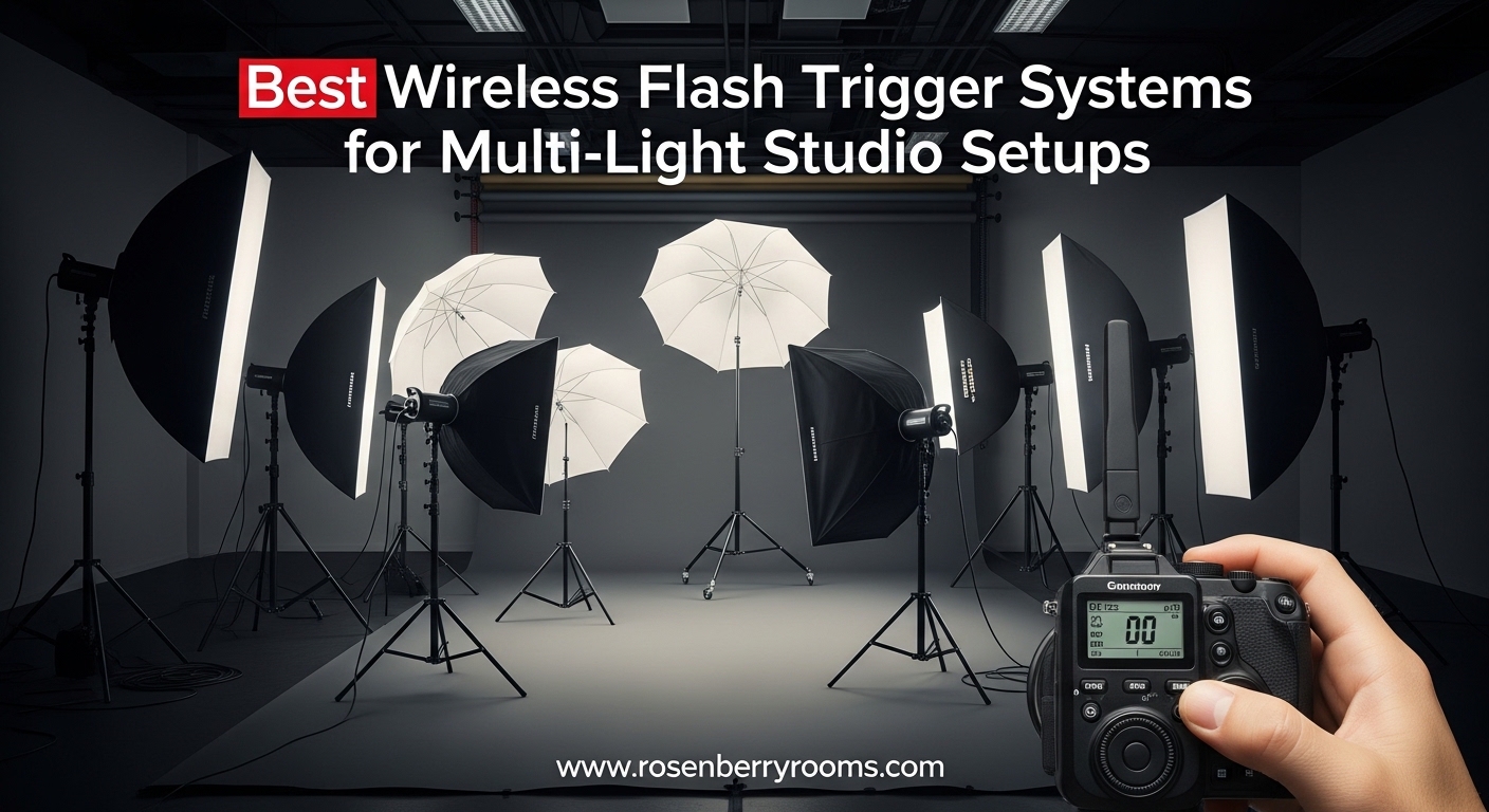 Best Wireless Flash Trigger Systems for Multi-Light Studio Setups