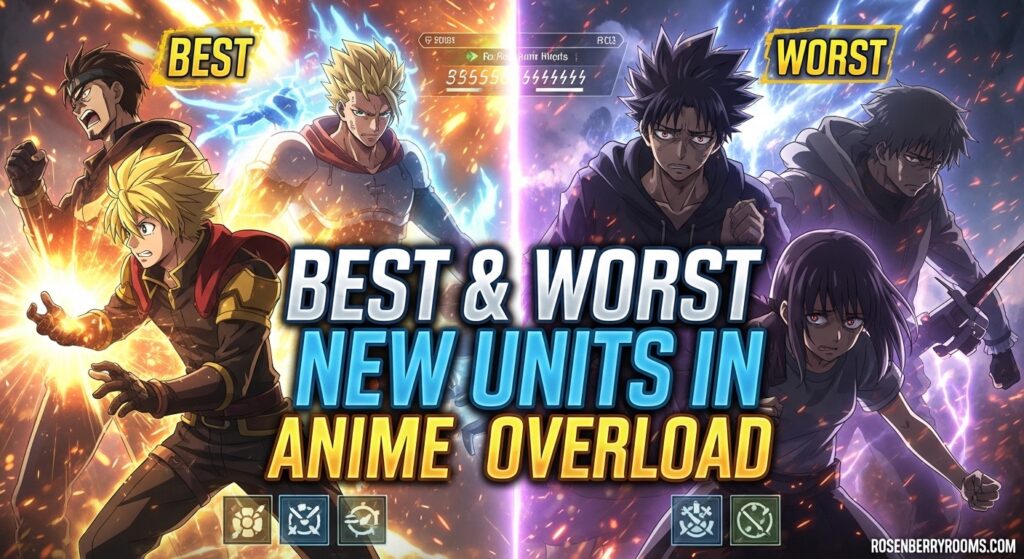 Best & Worst New Units in Anime Overload 