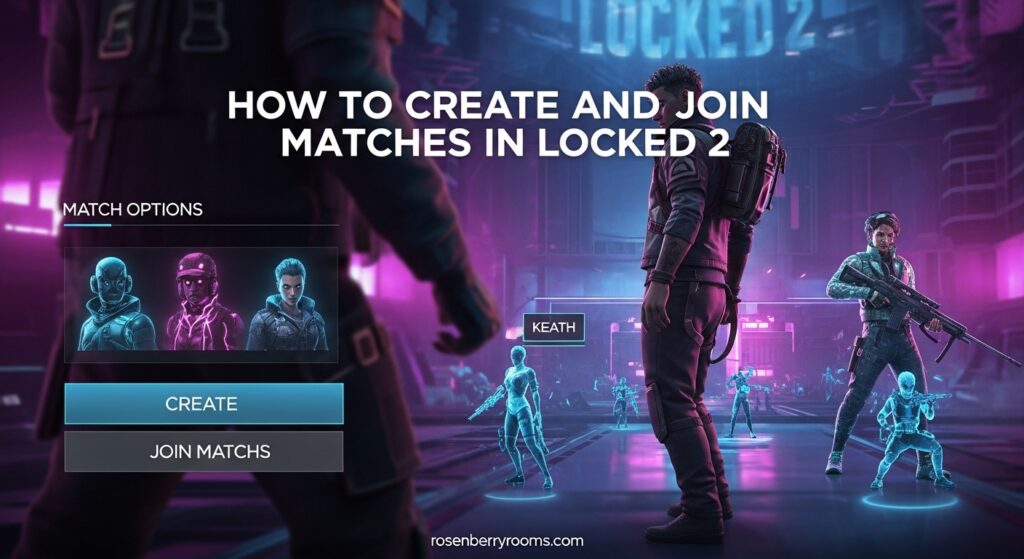 How to Create and Join Matches in Locked 2 