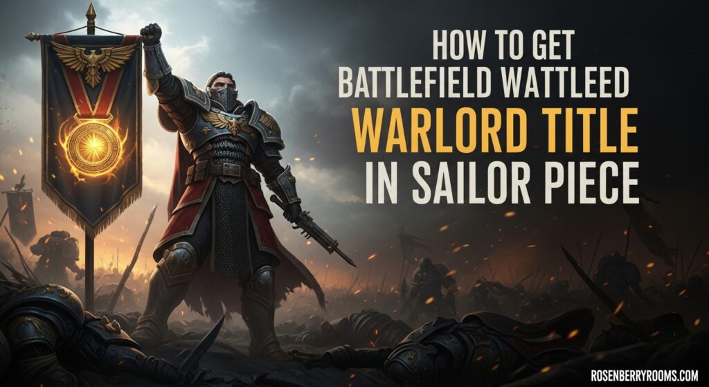 How to Get Battlefield Warlord Title in Sailor Piece
