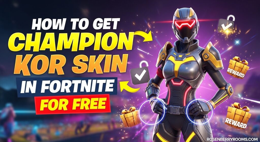 How to Get Champion Kor Skin in Fortnite for Free
