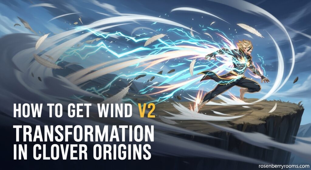How to Get Wind V2 Transformation in Clover Origins