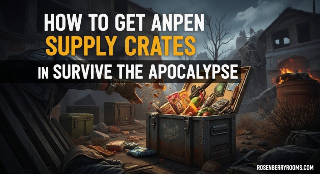 How to Get and Open Supply Crates in Survive the Apocalypse