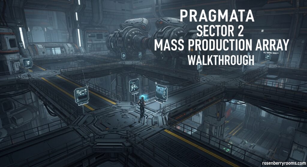 Pragmata Sector 2 Mass Production Array Walkthrough 