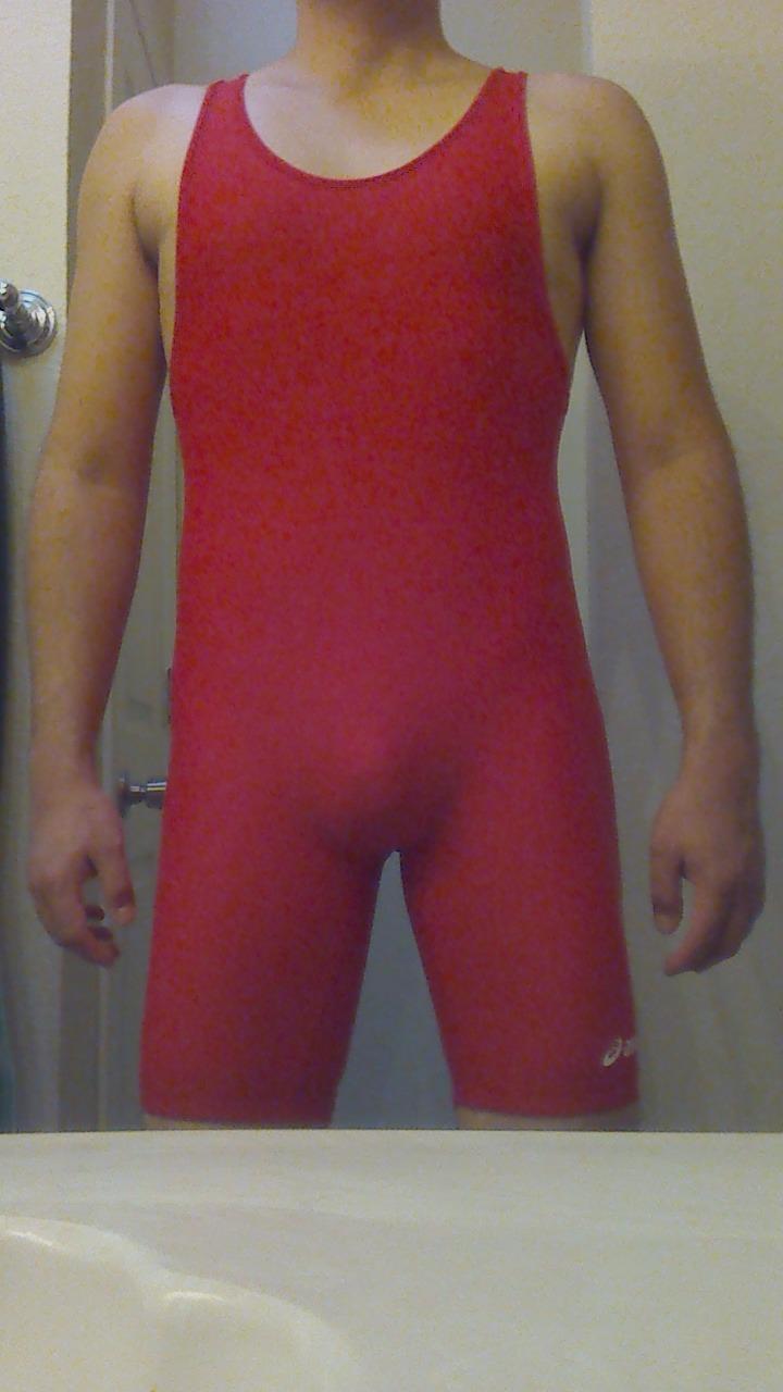 ASICS Men's SOLID MODIFIED SINGLET Wrestling Apparel customer photo 2