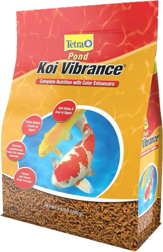 TetraPond Koi Vibrance Soft Sticks, Floating Pond Fish Food for Koi Fish and Ornamental Goldfish, 2.42 lbs customer photo 1