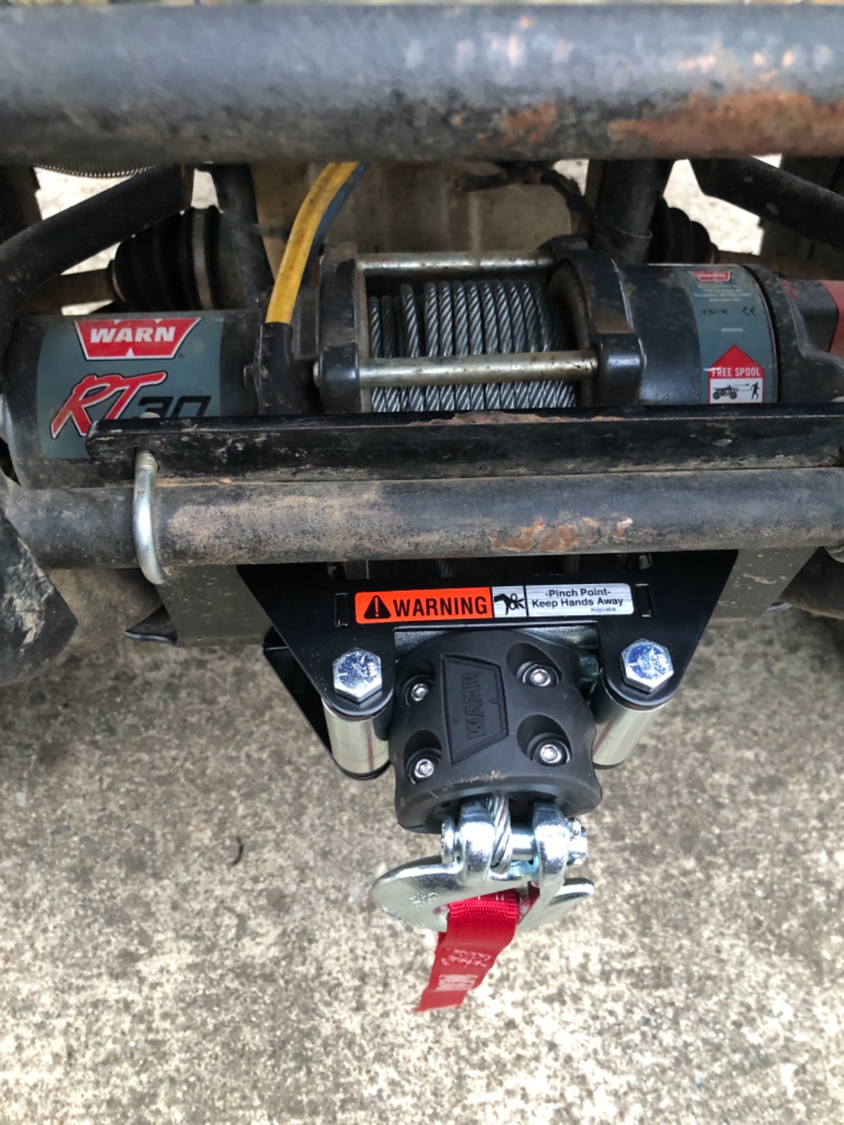 WARN 28929 Winch Roller Fairlead for ATV and Side x Side Winches customer photo 1