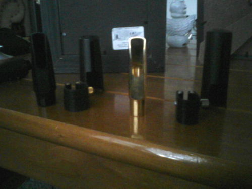 Rovner Ligature & Plastic Cap for Alto Standard Saxophone - Dark Ligature for Hard Rubber Mouthpiece (1RL) customer photo 2