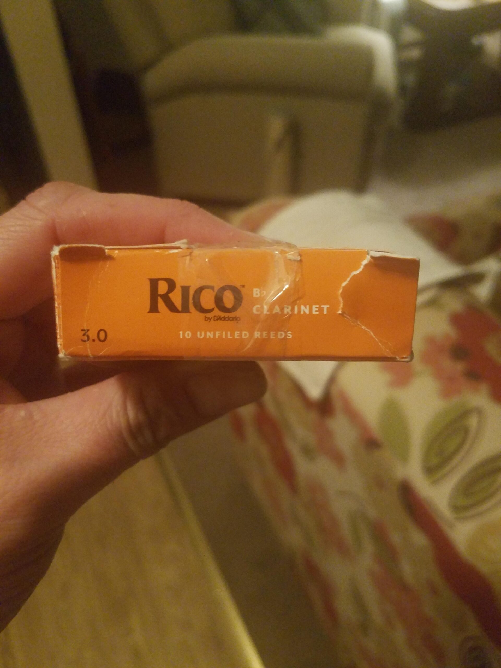Rico Organic Alto Saxophone Reeds, Strength 3.0, Pack of 10 customer photo 1