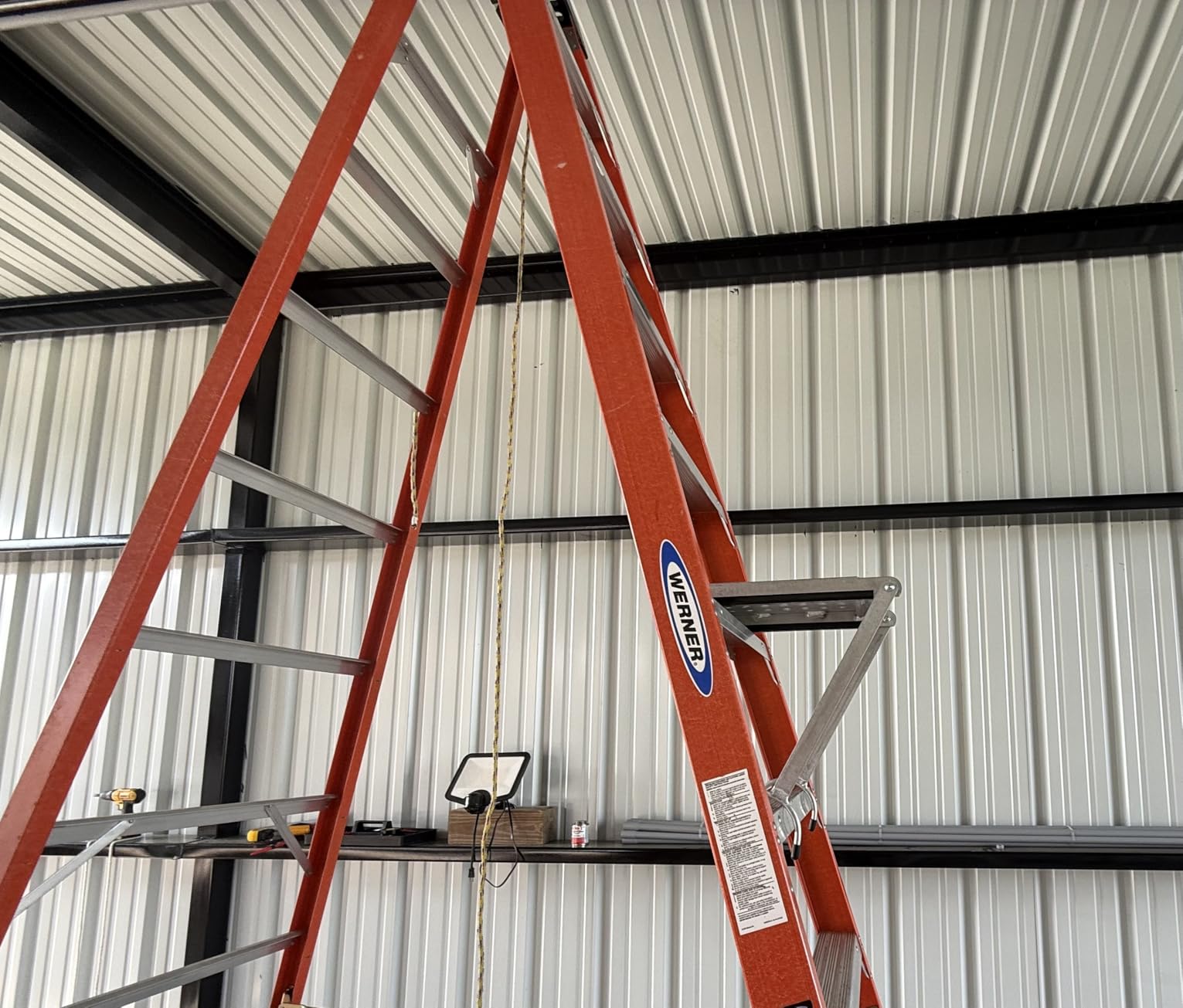 Little Giant Ladder Systems 10104 375-Pound Rated Work Platform Ladder Accessory, Silver customer photo 1