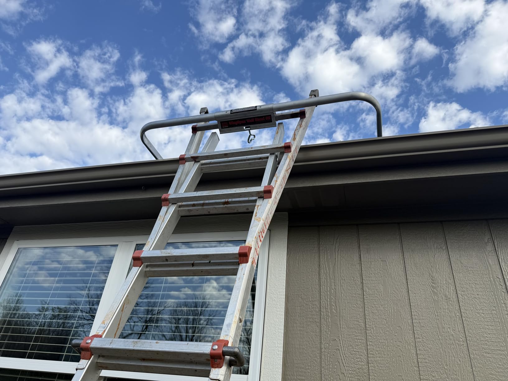 Little Giant Ladders, Wing Span/Wall Standoff, Ladder Accessory, Aluminum, (10111) customer photo 1