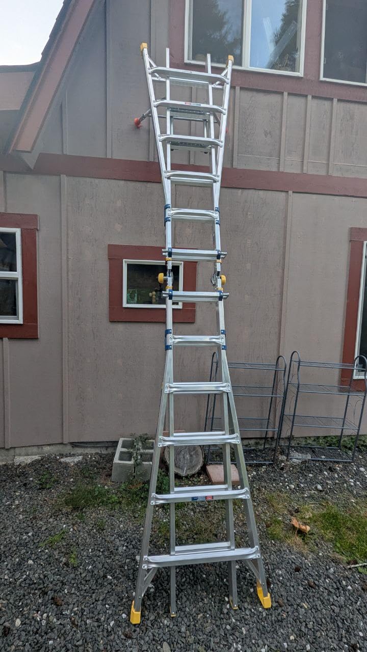 Ladder Stabilizer, American Made Heavy Duty Standoff Fits Most Ladders, Secure Roof and Wall Extension Accessory, Gutter Protection Tool, 25 Years Proven Safety, 5 Year Limited Warranty customer photo 1