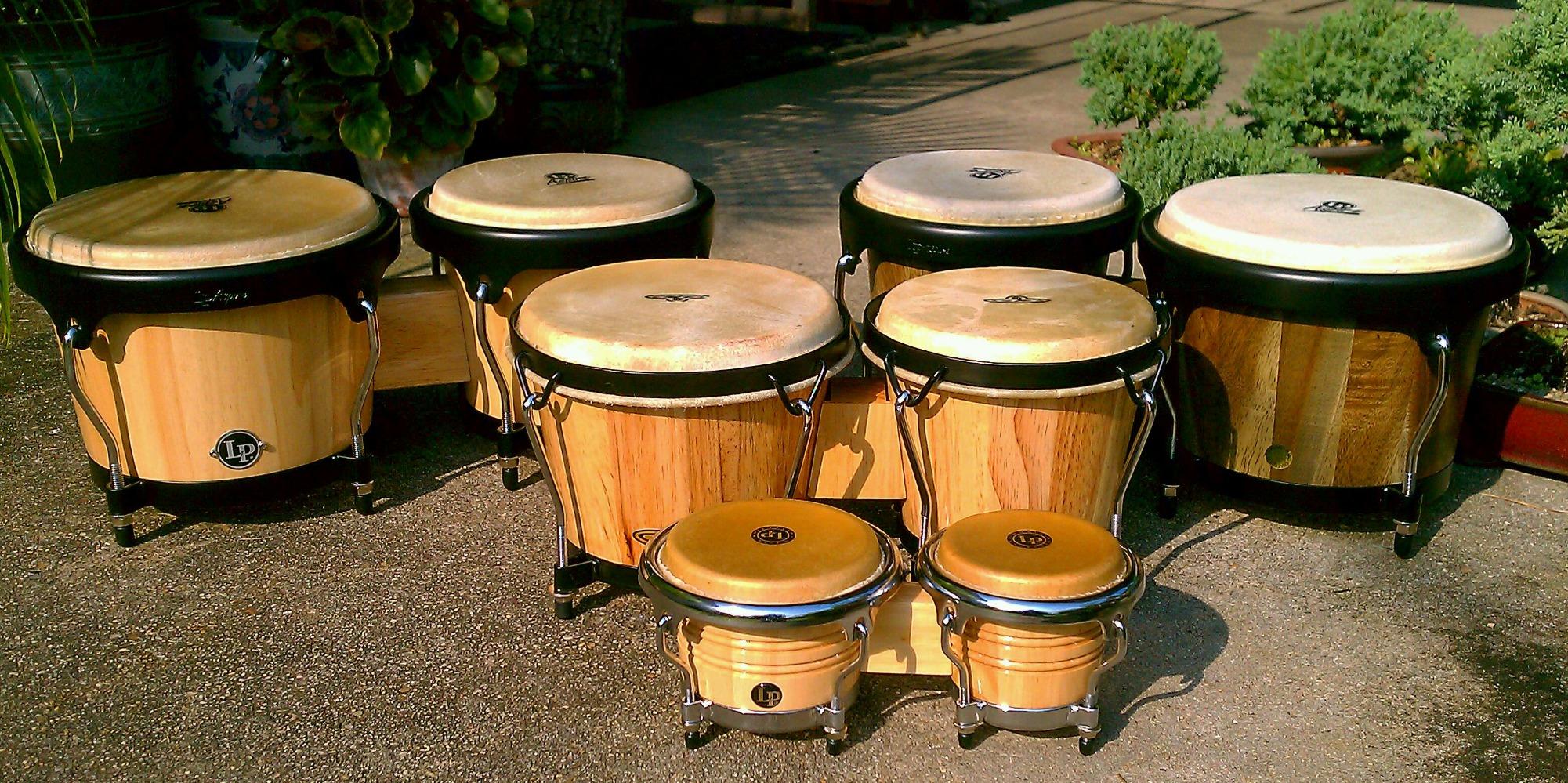 Latin Percussion CP221-AW Traditional Wood Bongos - Natural customer photo 1