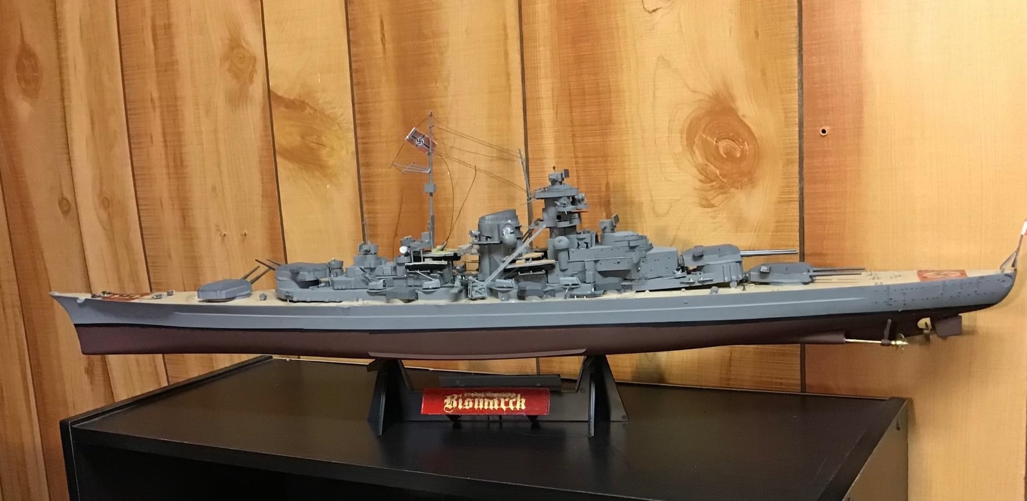 Tamiya 78013 1/350 German Battleship Bismarck Plastic Model Boat Kit customer photo 2