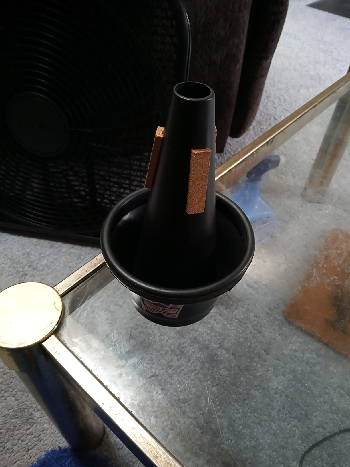 Denis Wick Straight Mute for Trumpet or Cornet - Aluminum Mute for Trumpet Low Tone Register and Straight Performance customer photo 2