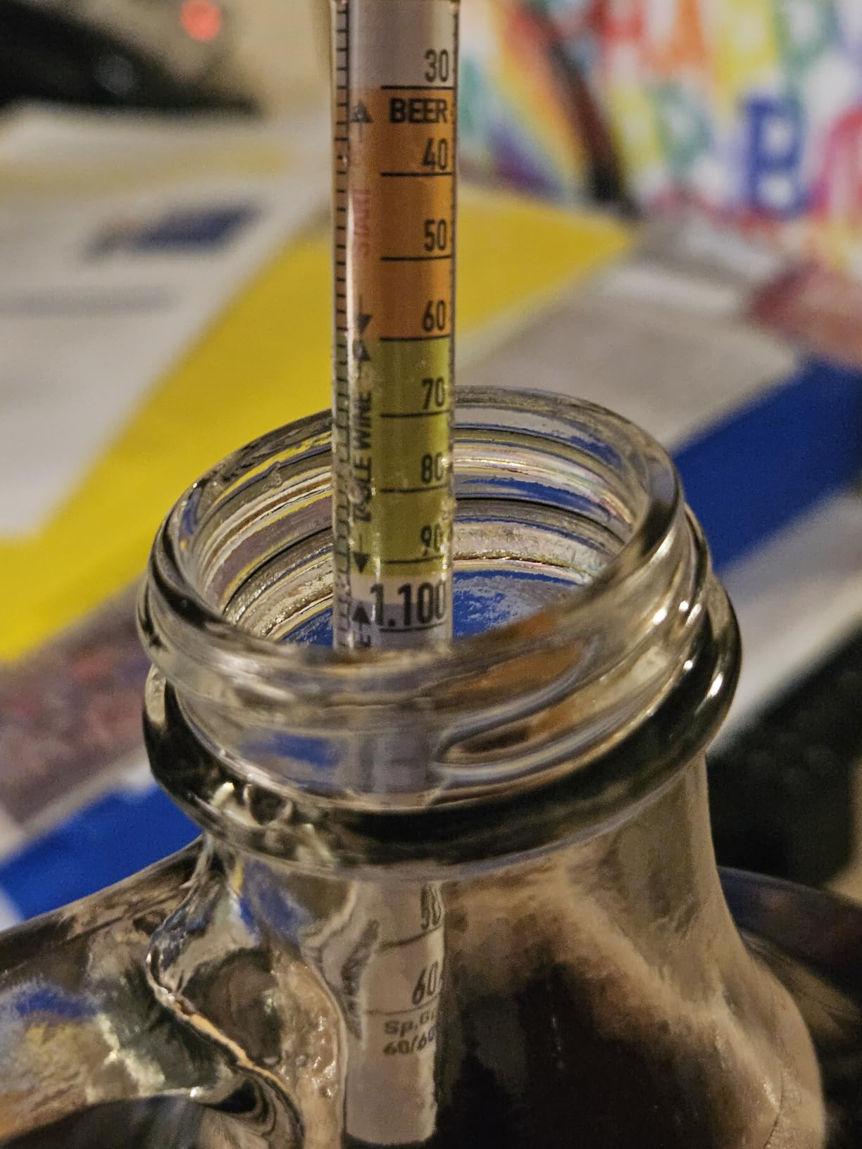 FastRack Triple-Scale Hydrometer - ABV Hydrometer - Specific Gravity Hydrometer to accurately Test ABV and the Specific Gravity of Your Wine, Beer, Mead or Kombucha customer photo 2