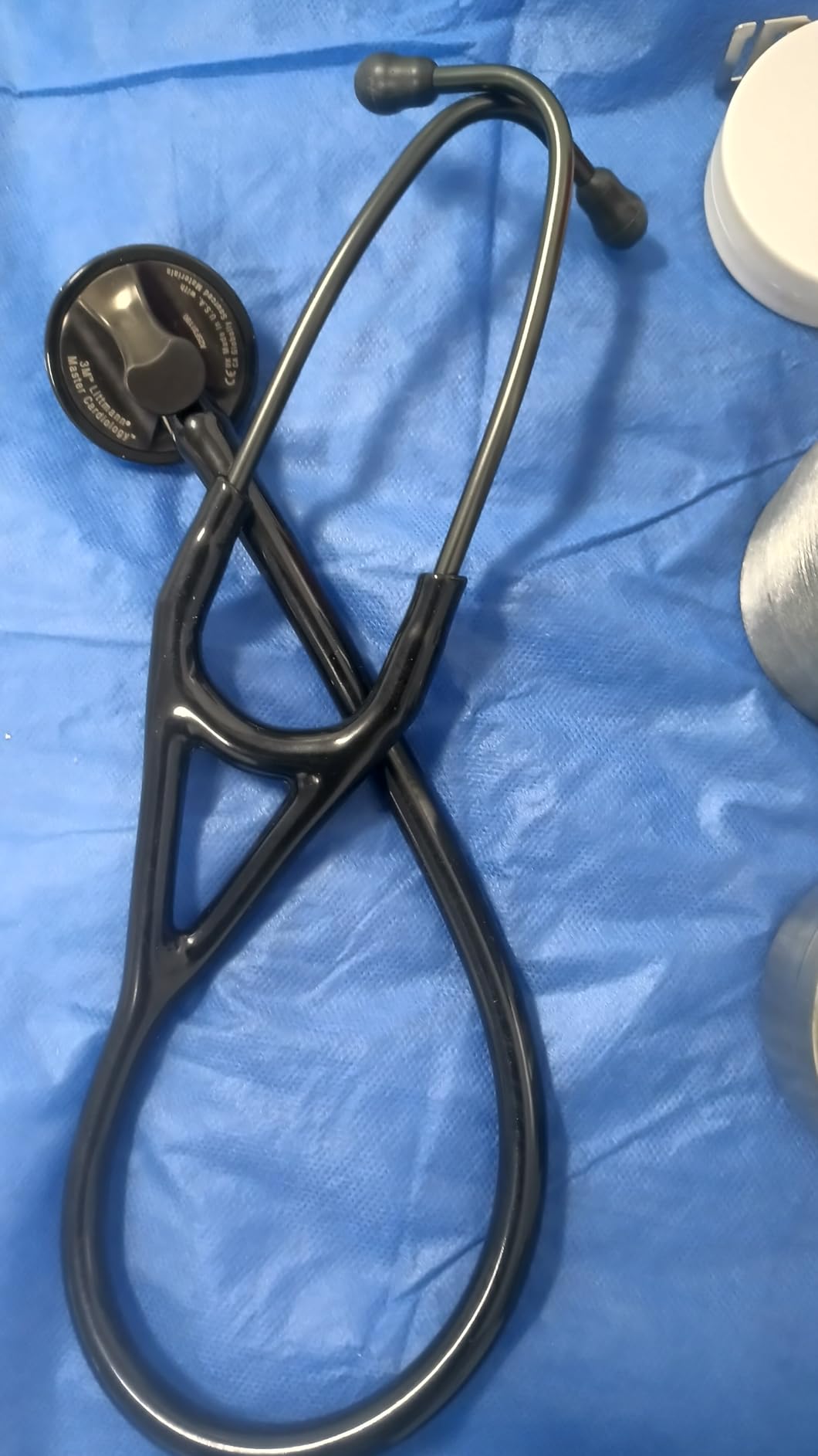3M Littmann Master Cardiology Stethoscope, 2161, Stainless Steel Black-Finish Chestpiece, 27