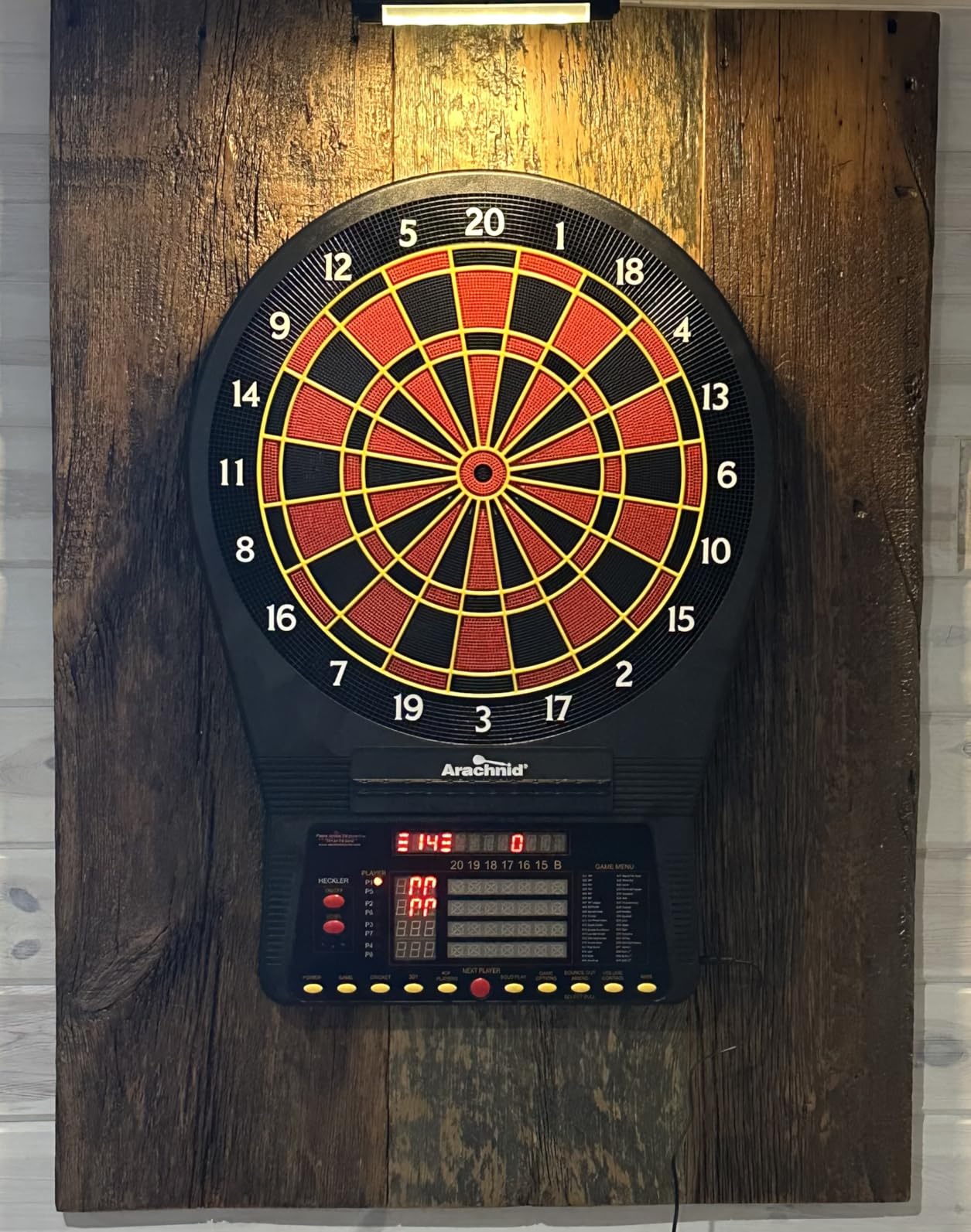 Arachnid Cricket Pro Tournament-Quality Dartboard with 35 Games and 318 Variations customer photo 1