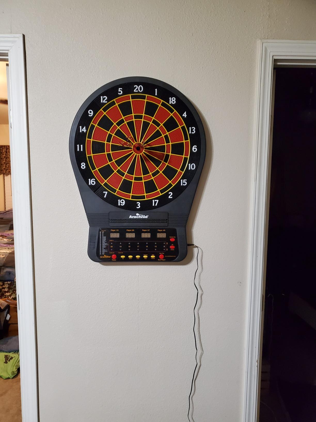 Arachnid Cricket Pro Tournament-Quality Dartboard with 35 Games and 318 Variations customer photo 2