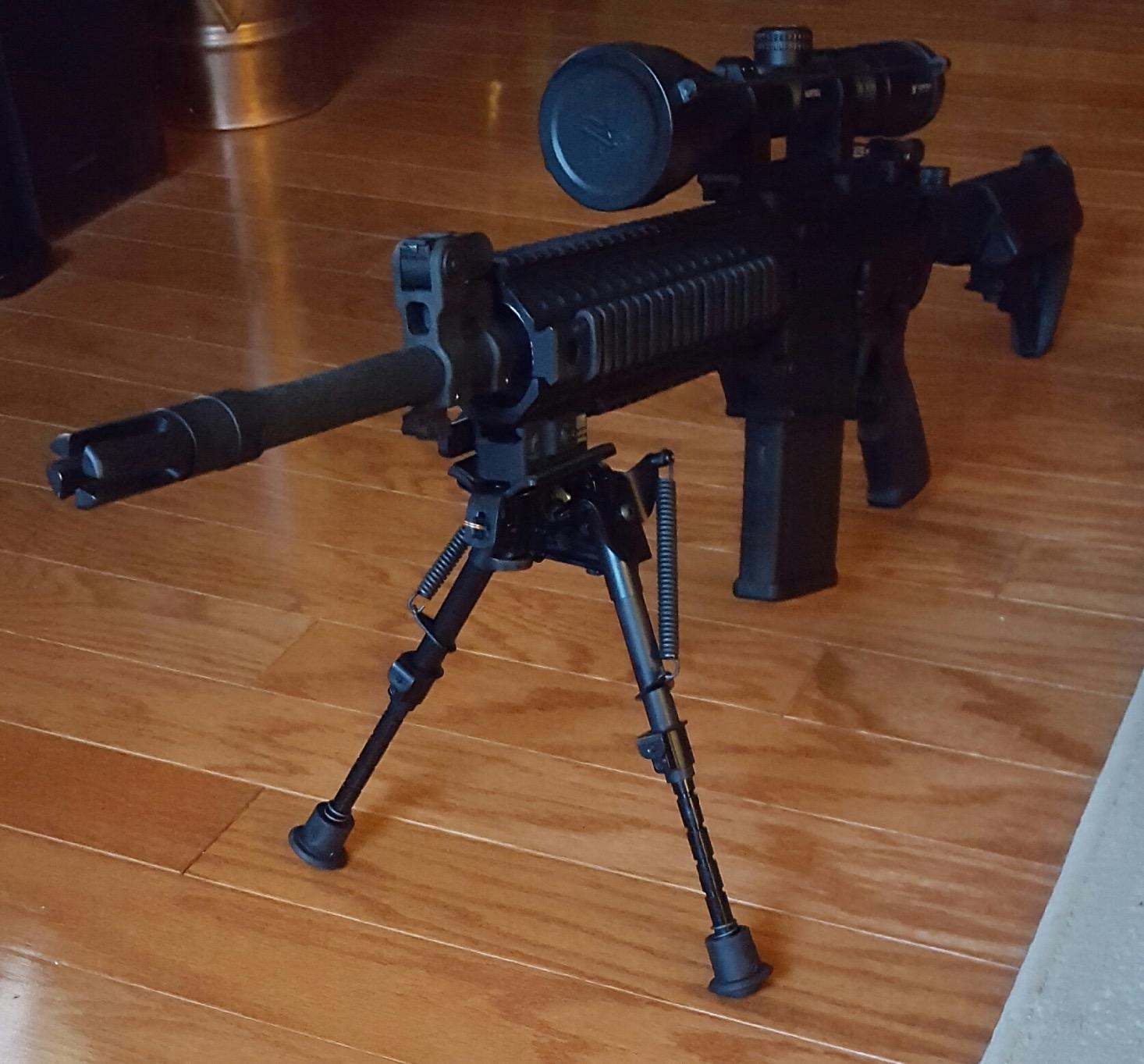BRM Hinged Base 6-9-Inch BiPod, Black customer photo 1