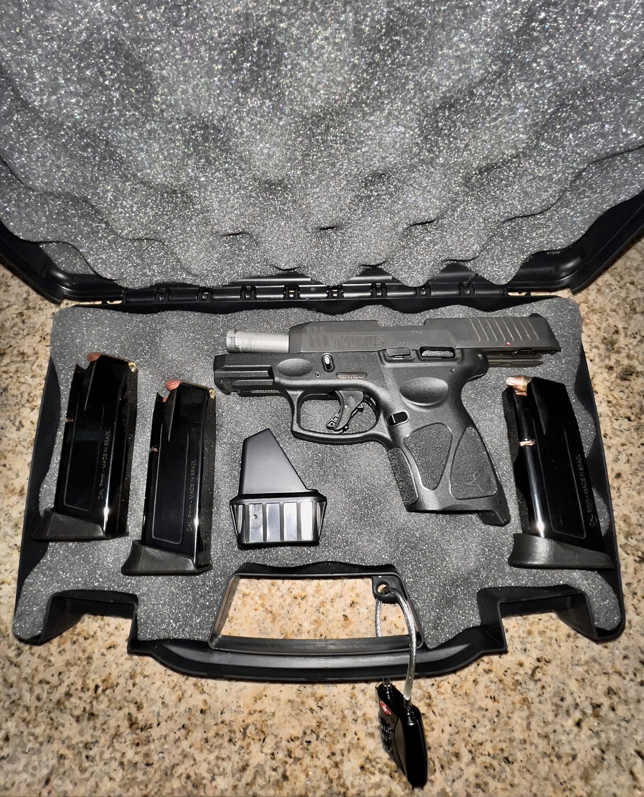 Plano Protector Series Single Pistol Case, Small, Black, Hunting Gun Case with Padlock Tabs and Foam Padding, Hard Plastic Pistol Case customer photo 2