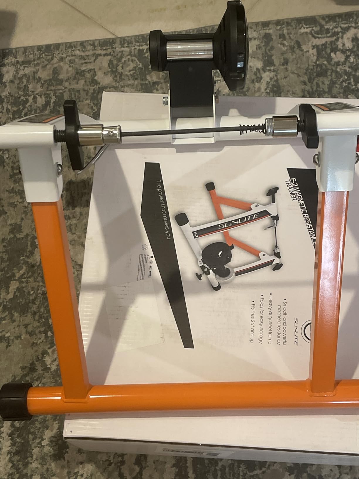 Sunlite F-2 Magnetic Indoor Bicycle Trainer customer photo 1