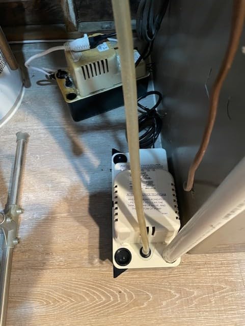 Little Giant VCMA-20ULS 115 Volt, 80 GPH, 1/30 HP Automatic Condensate Removal Pump for HVAC/Refrigeration Systems/Dehumidifiers with Overflow Detection Switch and 6-Foot Cord, White/Black, 554425 customer photo 1