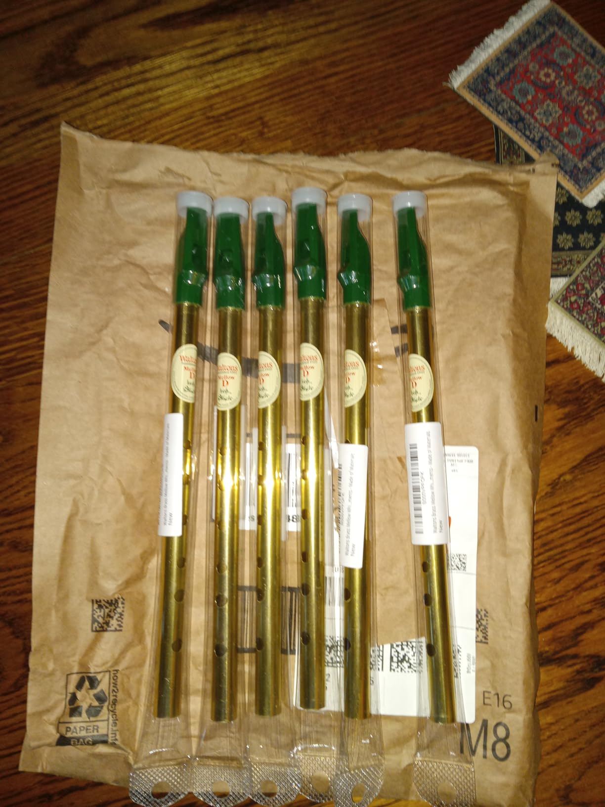 Waltons Brass Mellow Whistle - Key of D - For Beginners, Intermediates, & Experts - Authentic Irish Instruments customer photo 1