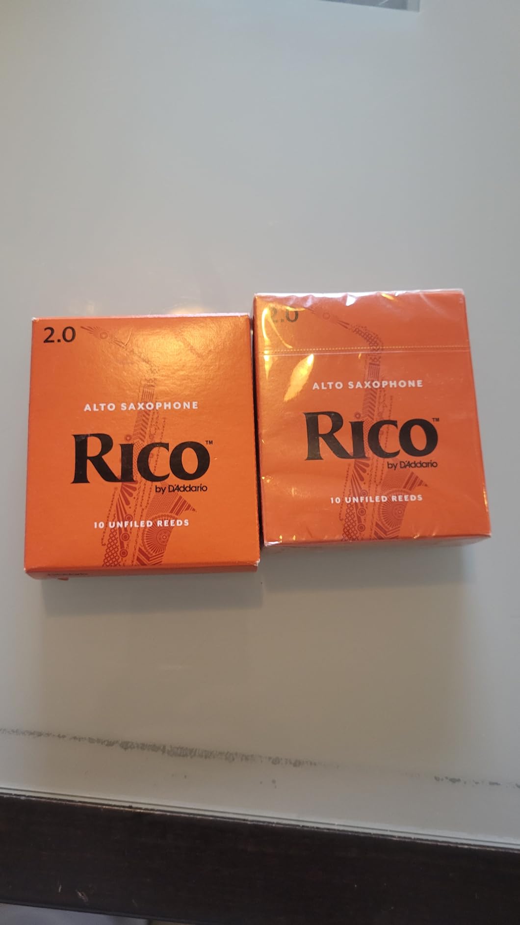 Rico Organic Alto Saxophone Reeds, Strength 2.0, Pack of 10 customer photo 1