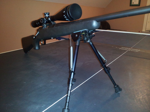 LM-1A2 1A2-LM Solid Base 9-13-Inch BiPod, Black customer photo 1