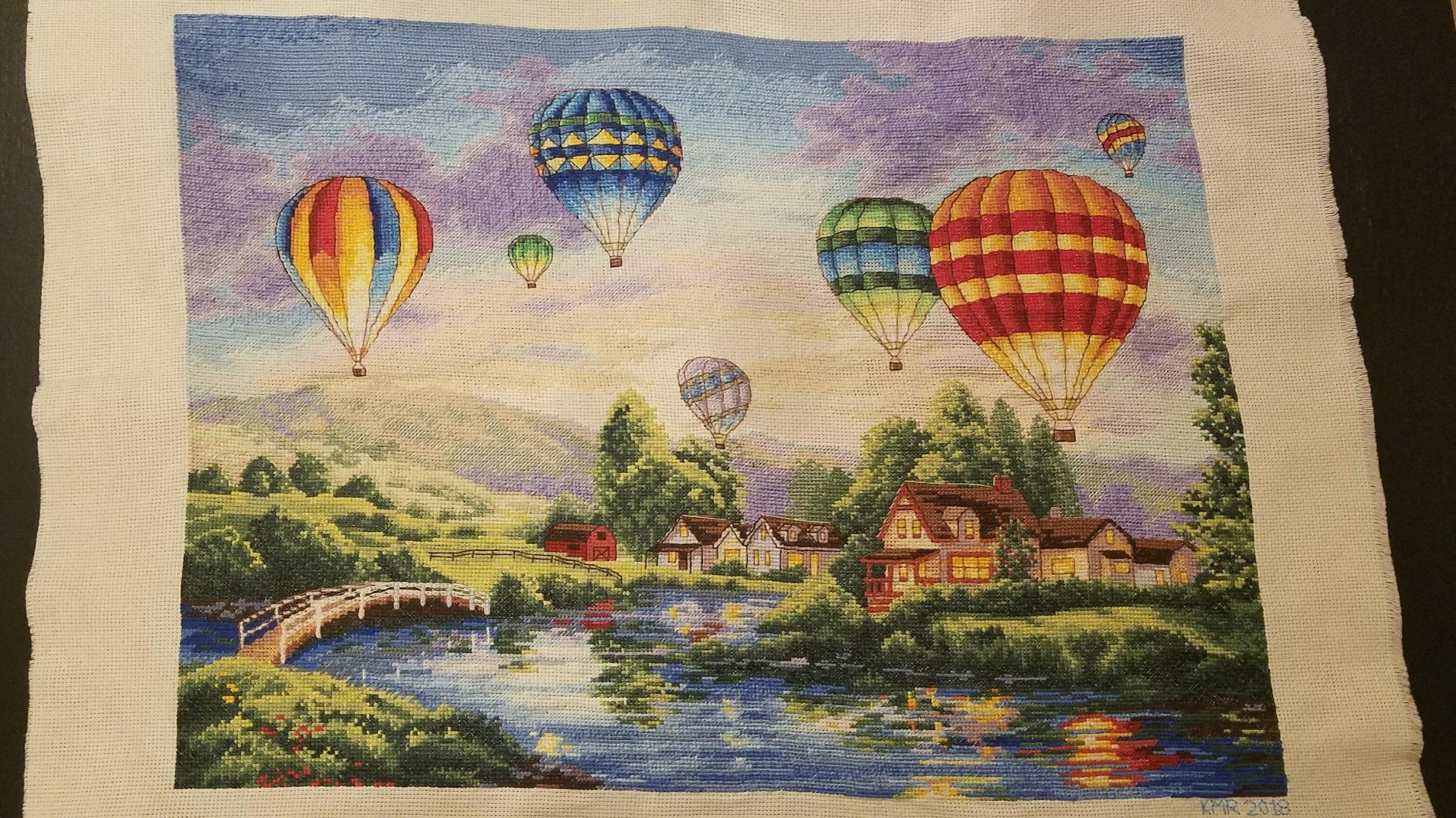 Dimensions Gold Collection Counted Cross Stitch Kit, Cabin Fever, 18 Count Ivory Aida, 16'' x 12'' customer photo 2