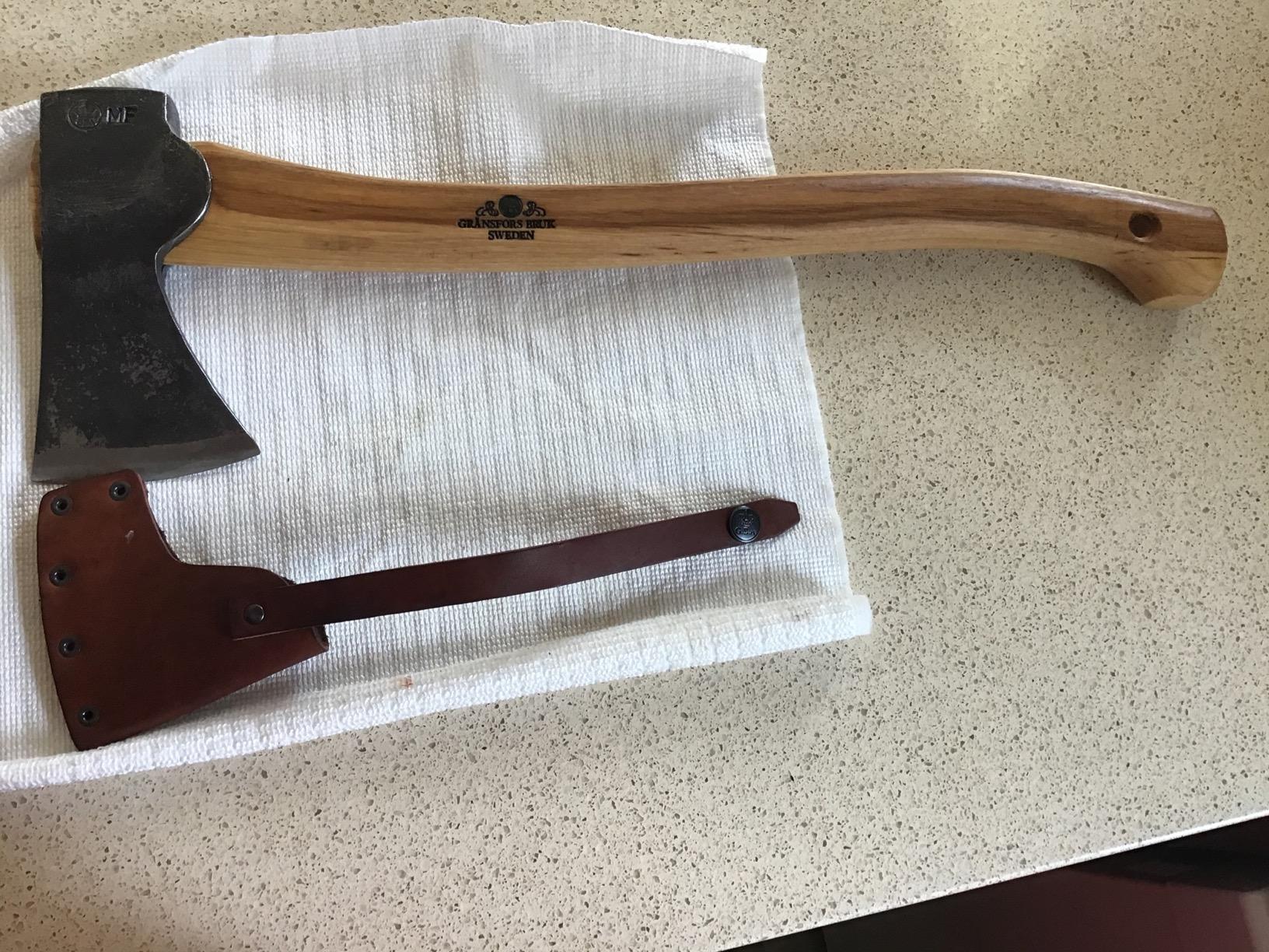 Gransfors Bruks Small Forest Axe 19 Inch, 420 customer photo 2