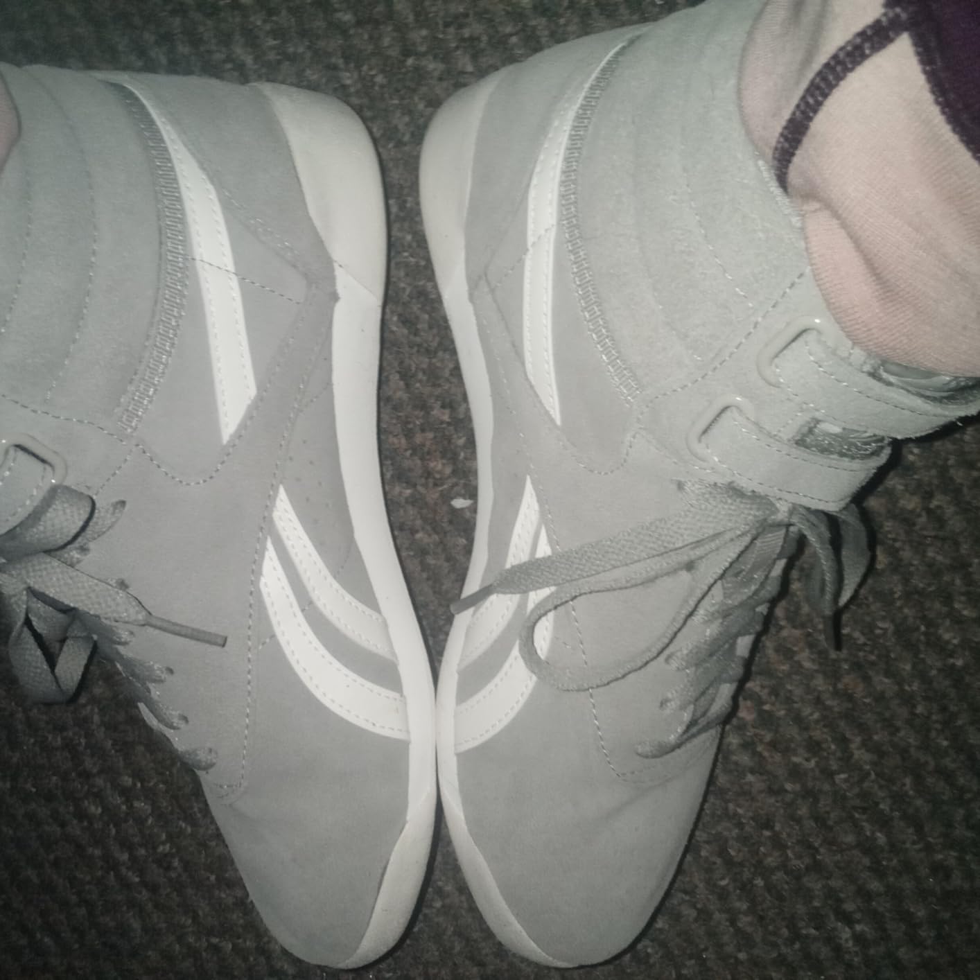 Women's Freestyle Hi High Top Basketball Sneakers customer photo 1
